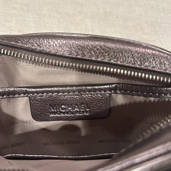 Michael Kors Ginny Studded Leather Crossbody Purse - Picture 3 of 8
